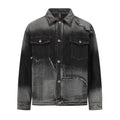 American Retro High Street Washed Destroyed Denim Jacket